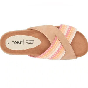 TOMS NEW! Paloma Slip-on Suede Sandals Size 10